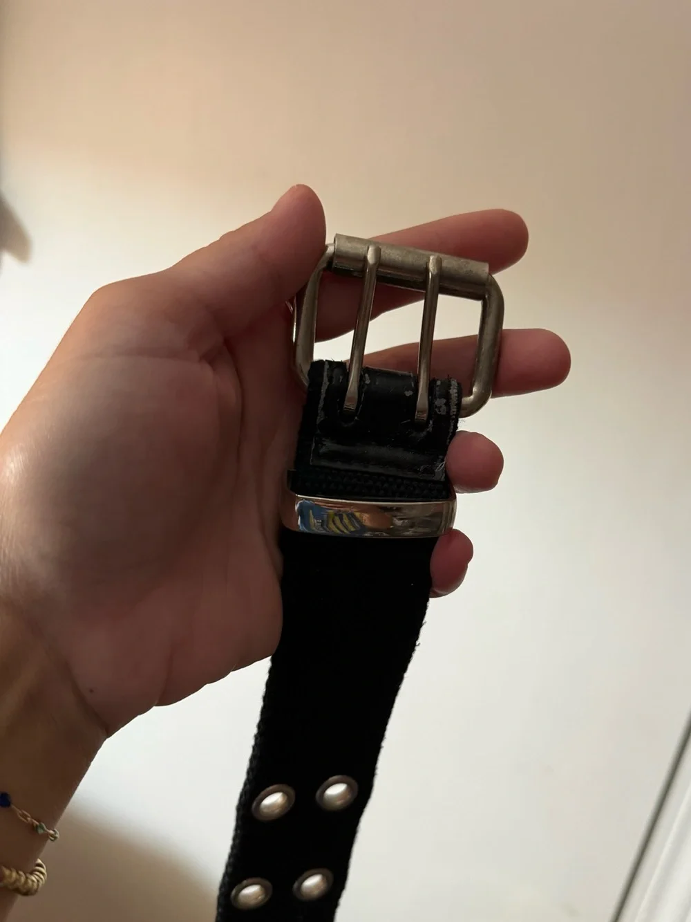 Black Studded Women's Belt - Unbranded